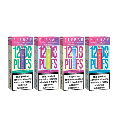 20mg ELF Bar 1200 Multi Edition Prefilled Pod Kit - 1200 Puffs