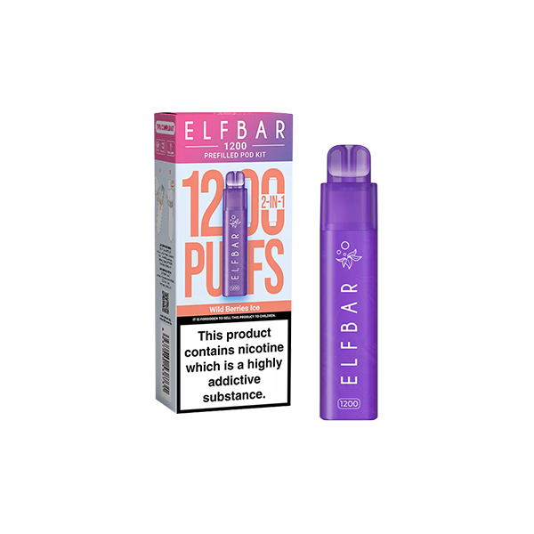 20mg ELF Bar 1200 Prefilled Pod Kit - 1200 Puffs