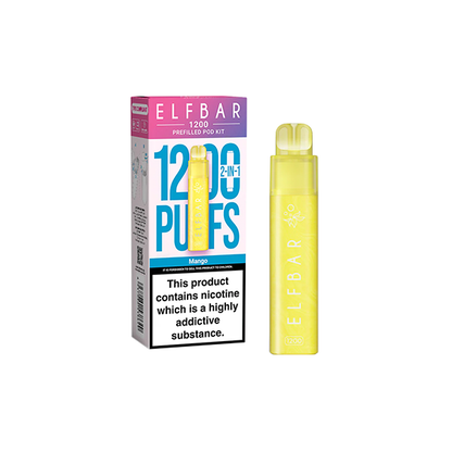 20mg ELF Bar 1200 Prefilled Pod Kit - 1200 Puffs