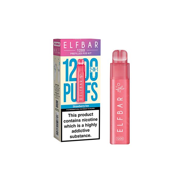 20mg ELF Bar 1200 Prefilled Pod Kit - 1200 Puffs