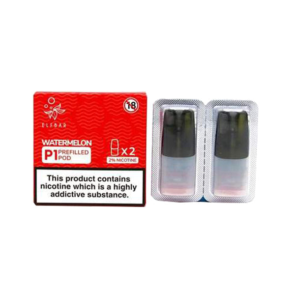 Elf Bar P1 Replacement Pods for ELF Mate 500 | 2ml 2-pack - Shop Now at  Sweet Geez Vapes