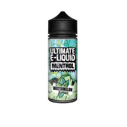 Ultimate E-liquid Menthol by Ultimate Puff 100ml Shortfill E-Liquid | (70VG/30PG)