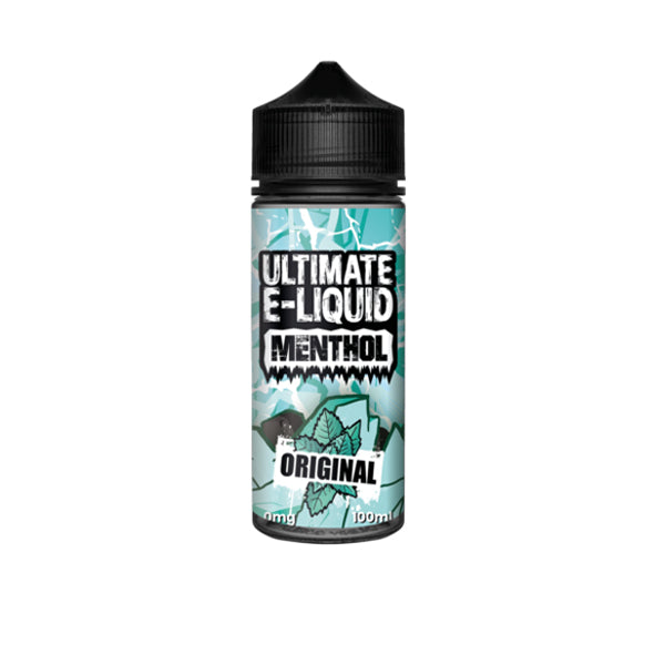 Ultimate E-liquid Menthol by Ultimate Puff 100ml Shortfill E-Liquid | (70VG/30PG)