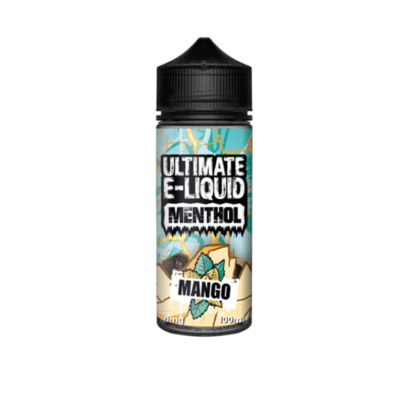 Ultimate E-liquid Menthol by Ultimate Puff 100ml Shortfill E-Liquid | (70VG/30PG)