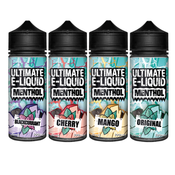 Ultimate E-liquid Menthol by Ultimate Puff 100ml Shortfill E-Liquid | (70VG/30PG)