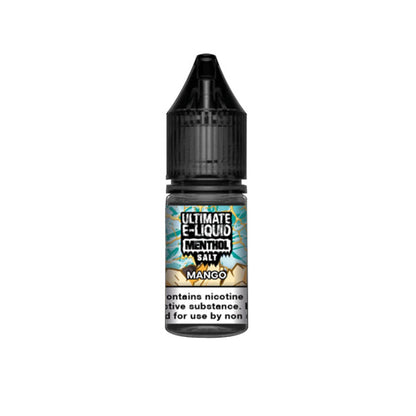 Ultimate E-liquid Menthol Nic Salts 10ml E-liquid | 20mg (50VG/50PG)