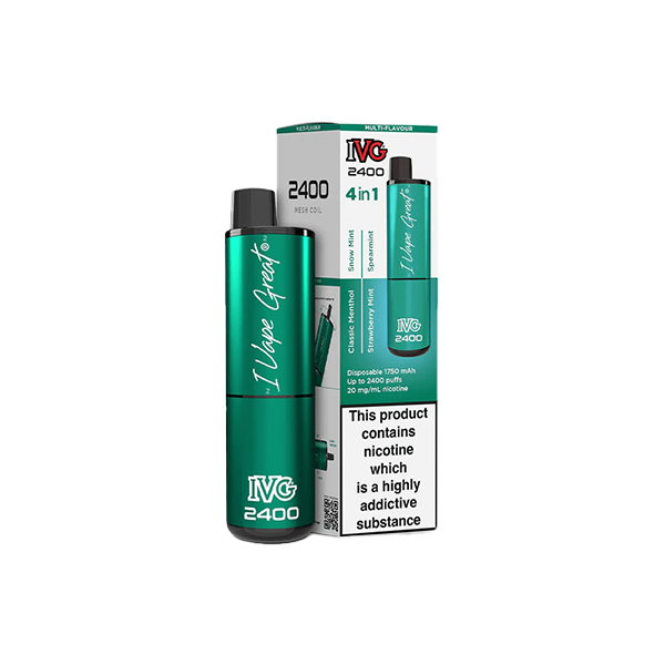 20mg I VG 2400 Disposable Vapes 2400 Puffs - 4 in 1 Multi-Edition - Shop Now at  Sweet Geez Vapes