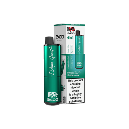  I VG 2400 Puff 4-in-1 Disposable Vape: Ultimate High Puff Disposable