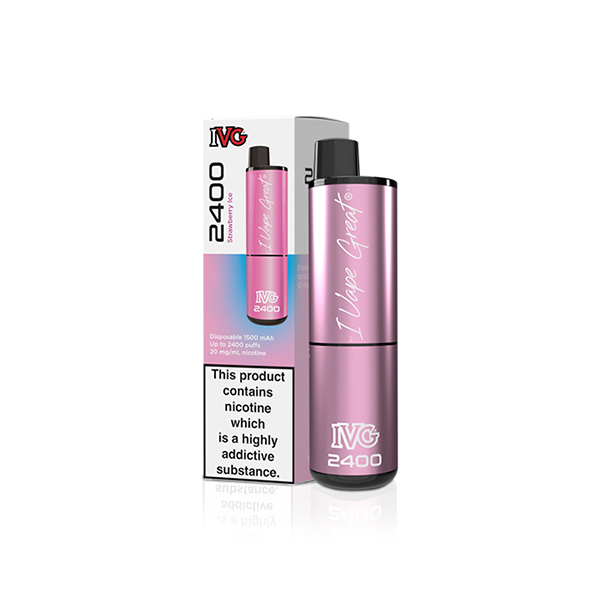 20 mg I VG 2400 Vapes jetables 2400 bouffées