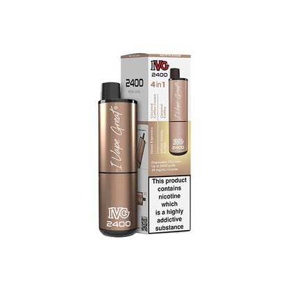  I VG 2400 Puff 4-in-1 Disposable Vape: Ultimate High Puff Disposable