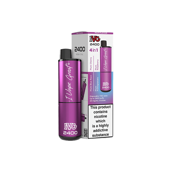 20mg I VG 2400 Disposable Vapes 2400 Puffs - 4 in 1 Multi-Edition - Shop Now at  Sweet Geez Vapes