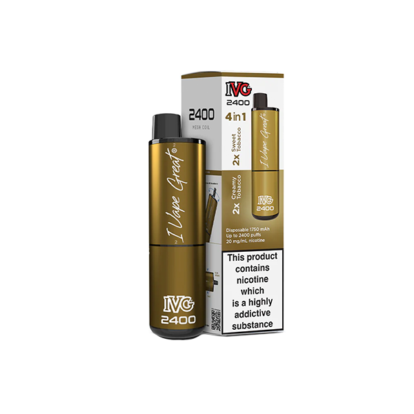  I VG 2400 Puff 4-in-1 Disposable Vape: Ultimate High Puff Disposable