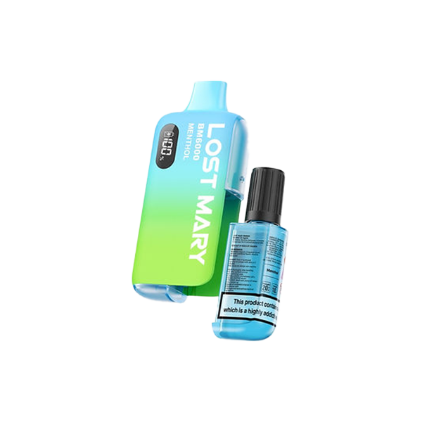 20mg Lost Mary BM6000 Disposable Rechargeable Vape Kit - 6000 Puffs - Shop Now at  Sweet Geez Vapes