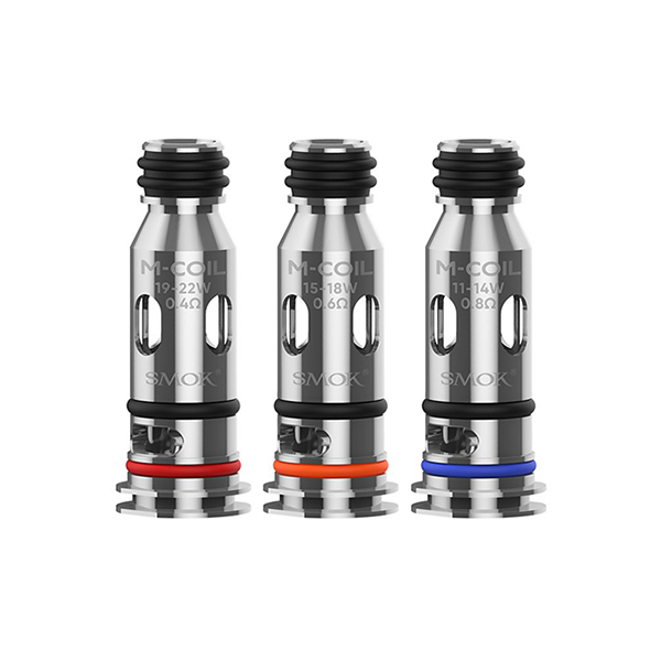 Pack de cinq bobines SMOK M (0,4Ohm/0,6Ohm/0,8Ohm)