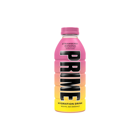 PRIME Hydration USA Strawberry Banana Sports Drink 500ml - Sweet Geez Vapes