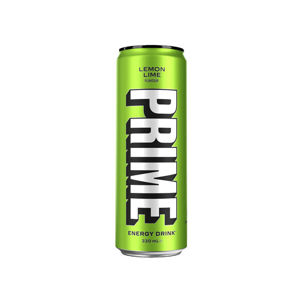 PRIME Energy USA Lemon Lime Drink Can 355ml - Best Before date