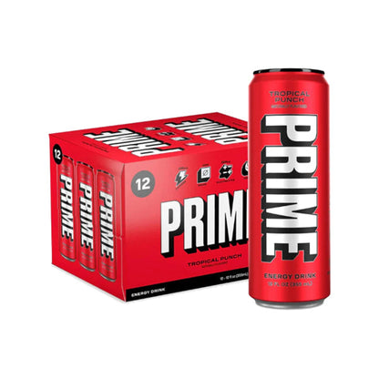 PRIME Energy USA Tropical Punch Drink Can 355ml - Sweet Geez Vapes