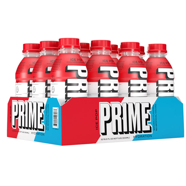 PRIME Hydration USA Ice Pop Sports Drink 500ml - Sweet Geez Vapes