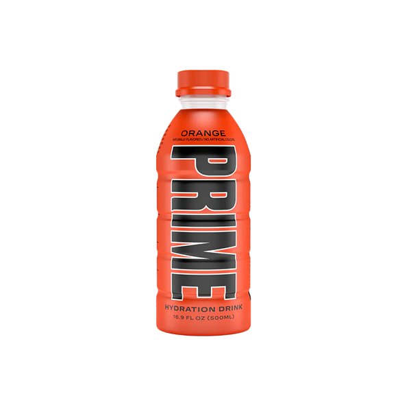 PRIME Hydration USA Orange Sports Drink 500ml - Past Best Before Date