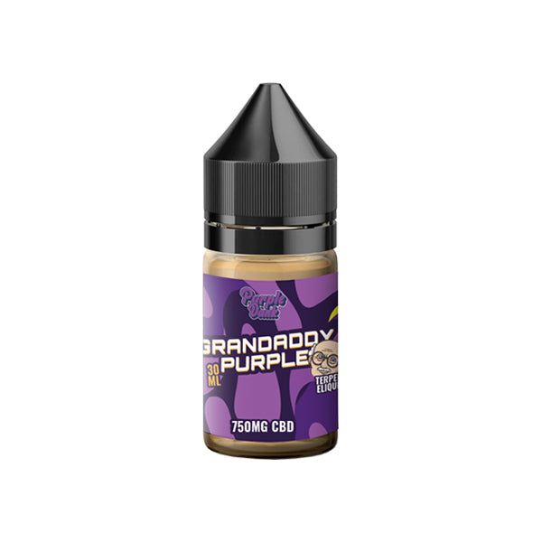 E-líquido de CBD de 750 mg con infusión de terpeno Purple Dank 30 ml (COMPRAR 1 Y OBTENER 1 GRATIS)