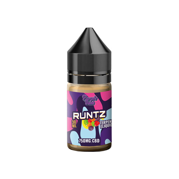 E-líquido de CBD de 750 mg con infusión de terpeno Purple Dank 30 ml (COMPRAR 1 Y OBTENER 1 GRATIS)