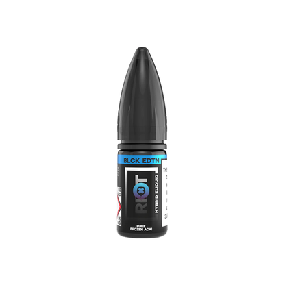 Riot Squad Black Edition Nic Salts 10ml E-liquid 20mg (50VG/50PG) - Sweet Geez Vapes