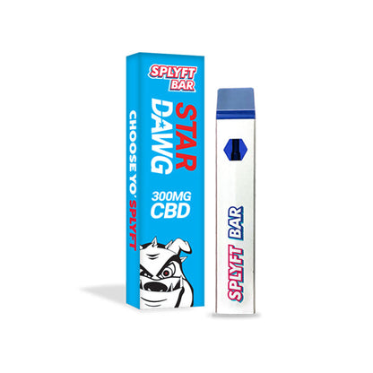 SPLYFT BAR 300mg Full Spectrum CBD Disposable Vape - 12 flavours - Sweet Geez Vapes