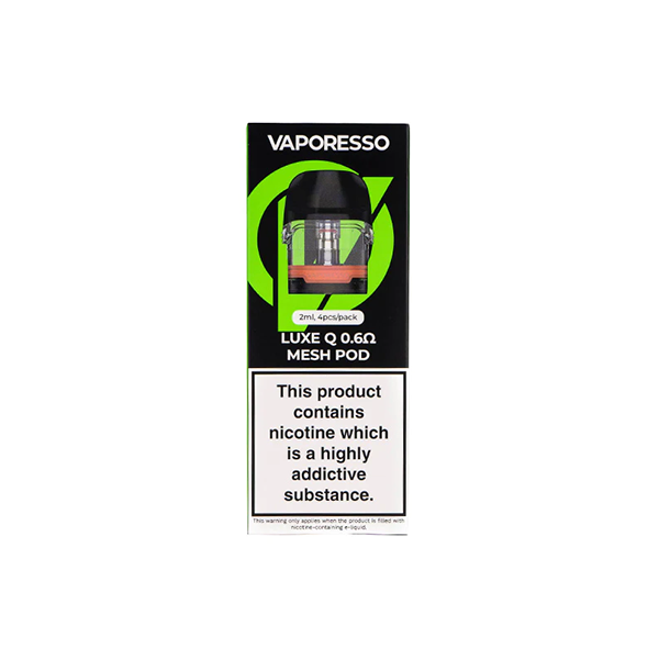 Vaporesso Luxe Q Replacement Pods - (0.6Ω/1.0Ω)