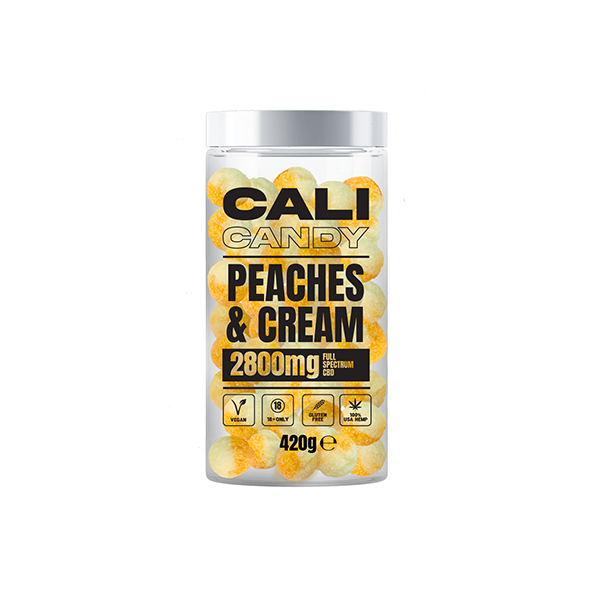 CALI CANDY MAX 2800 mg Bonbons végétaliens CBD à spectre complet - 10 saveurs