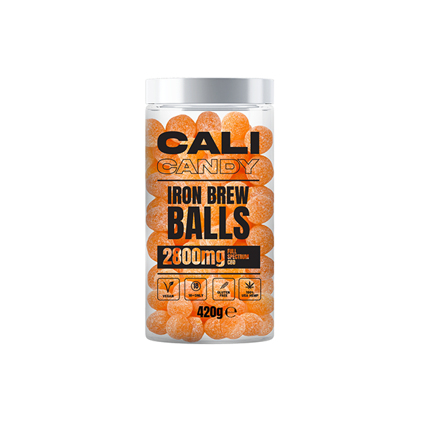 CALI CANDY MAX 2800 mg Bonbons végétaliens CBD à spectre complet - 10 saveurs