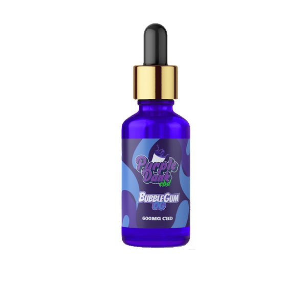 Huile de CBD aromatisée au CBD Purple Dank 600 mg Huile de CBD 30 ml (ACHETER-EN 1, OBTENIR 1 GRATUIT)