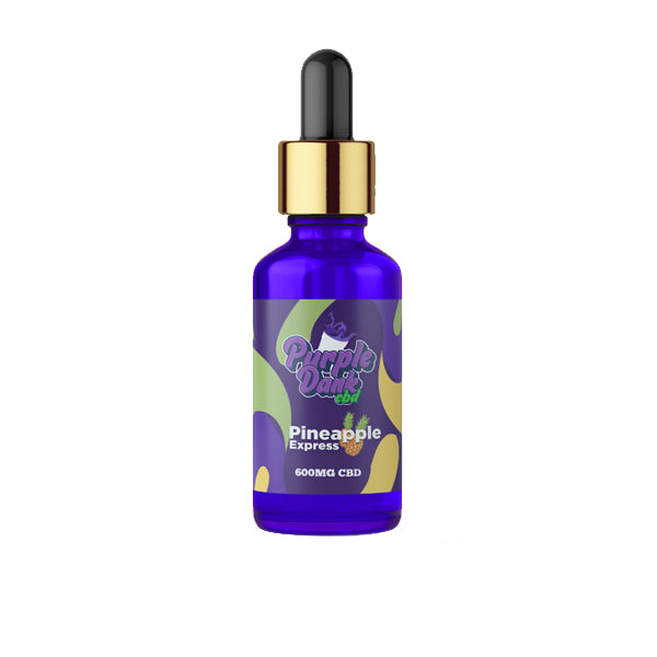 Huile de CBD aromatisée au CBD Purple Dank 600 mg Huile de CBD 30 ml (ACHETER-EN 1, OBTENIR 1 GRATUIT)