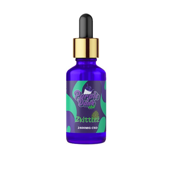 Huile de CBD aromatisée au CBD Purple Dank 2400 mg Huile de CBD 30 ml (ACHETER-EN 1, OBTENIR 1 GRATUIT)