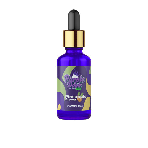 Huile de CBD aromatisée au CBD Purple Dank 2400 mg Huile de CBD 30 ml (ACHETER-EN 1, OBTENIR 1 GRATUIT)