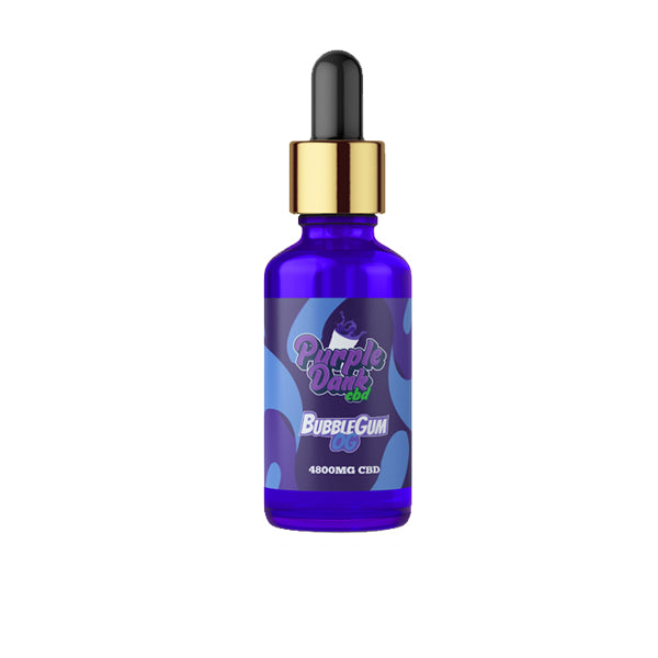 Huile de CBD aromatisée au CBD Purple Dank 4800 mg Huile de CBD 30 ml (ACHETER-EN 1, OBTENIR 1 GRATUIT)