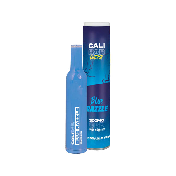 CALI BAR ENERGY avec caféine à spectre complet 300 mg CBD Vape jetable (Multipack x10)