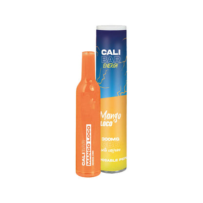 CALI BAR ENERGY avec caféine à spectre complet 300 mg CBD Vape jetable (Multipack x10)