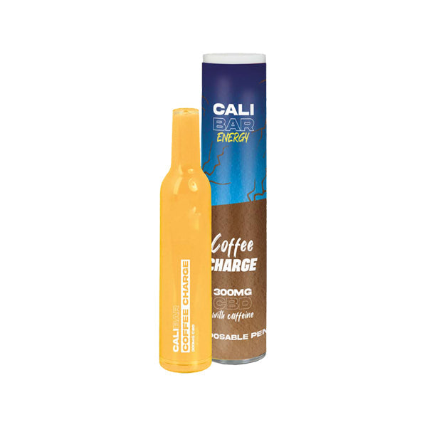 CALI BAR ENERGY avec caféine à spectre complet 300 mg CBD Vape jetable (Multipack x10)