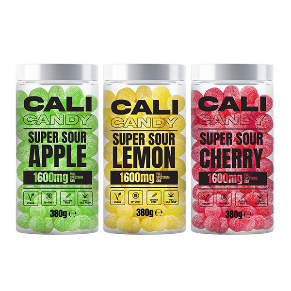  CALI CANDY 1600mg Full Spectrum CBD Vegan Sweets | Sweet Geez Vapes