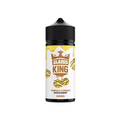  Glazed King Doughnuts 100ml Shortfill E-liquid | Sweet Geez Vapes