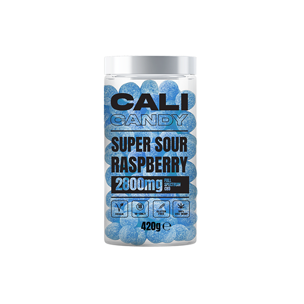 CALI CANDY MAX 2800 mg Bonbons végétaliens CBD à spectre complet - 10 saveurs