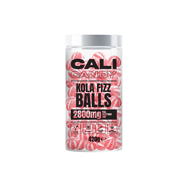 CALI CANDY MAX 2800 mg Bonbons végétaliens CBD à spectre complet - 10 saveurs