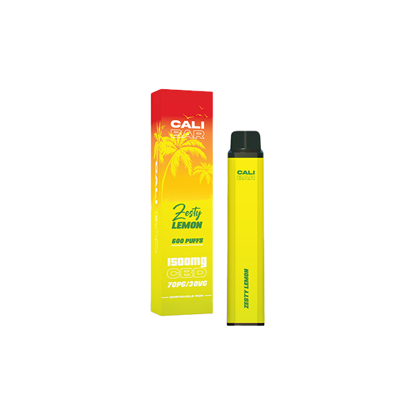 Cali Co 1500mg CBD Vape Jetable - 3000 bouffées