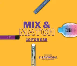 Mix & Match disposables - 10 for £38