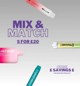 Mix & Match Disposables - 5 for £20