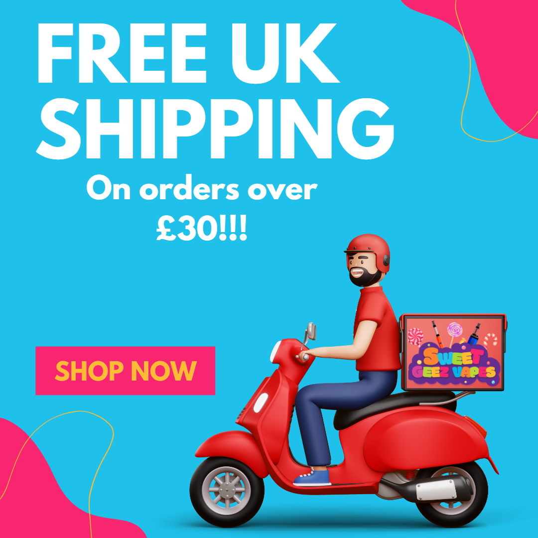 Free UK shipping on orders over £30
