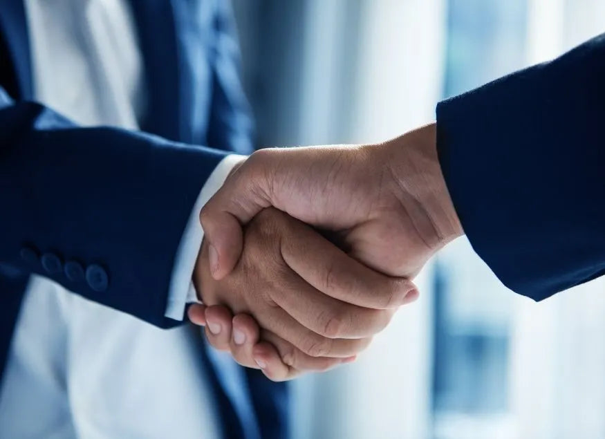 Handshake after business meeting