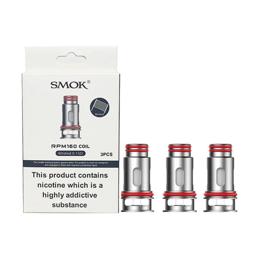 Smok RPM160 Replacement Mesh Coils | 0.15Ω | 3-pack - Shop Now at  Sweet Geez Vapes