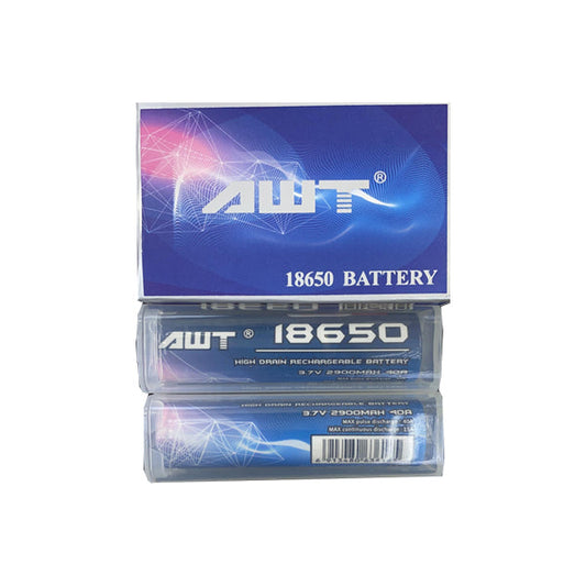 AWT 18650 3.7V 2900mAh 40A Battery - Sweet Geez Vapes