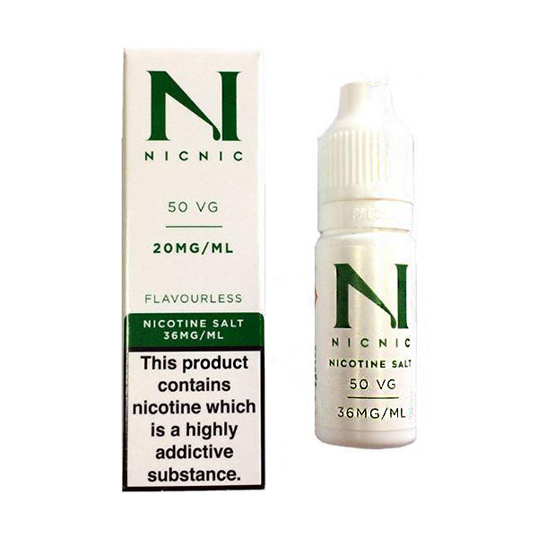Nic Salt 10ml by Nic Nic E-liquid 20mg (50VG/50PG) - Sweet Geez Vapes